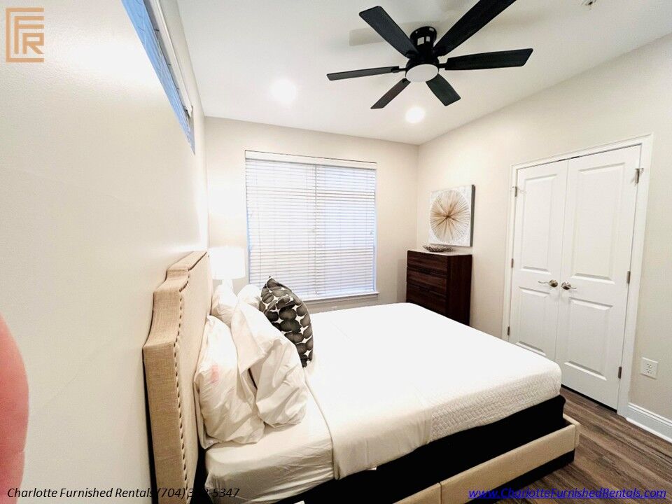 Bedroom Relocation Housing Dilworth Charlotte Bedroom in relocation housing near Dilworth Charlotte NC