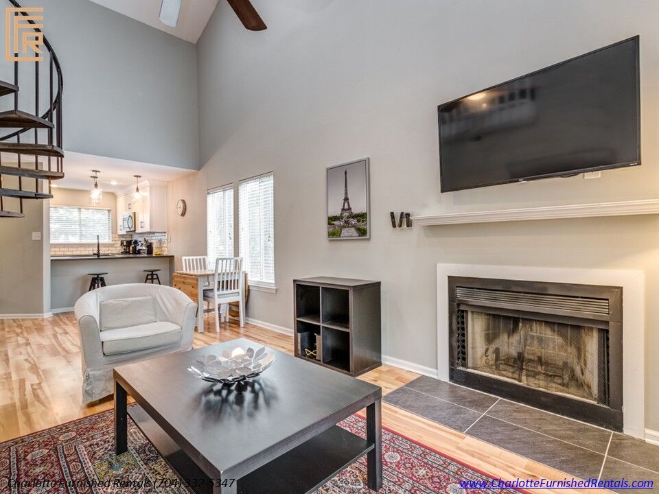 Extended stay furnished rental Charlotte | bedroom storage Extended stay furnished rental Charlotte with bedroom storage
